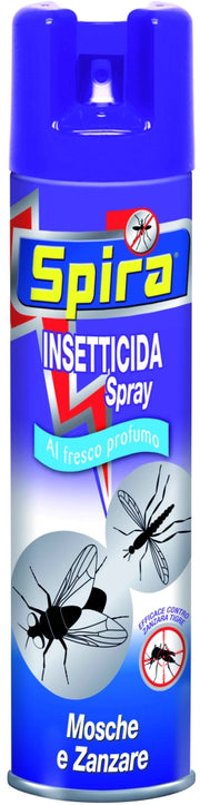 Spira INSETTICIDA SPRAY MOSCHE E ZANZARE  ml. 400 12.00 pz