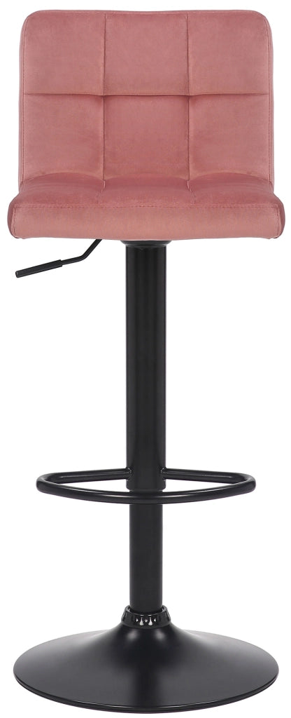 Set di 2 sgabelli bar Feni in velluto rosa