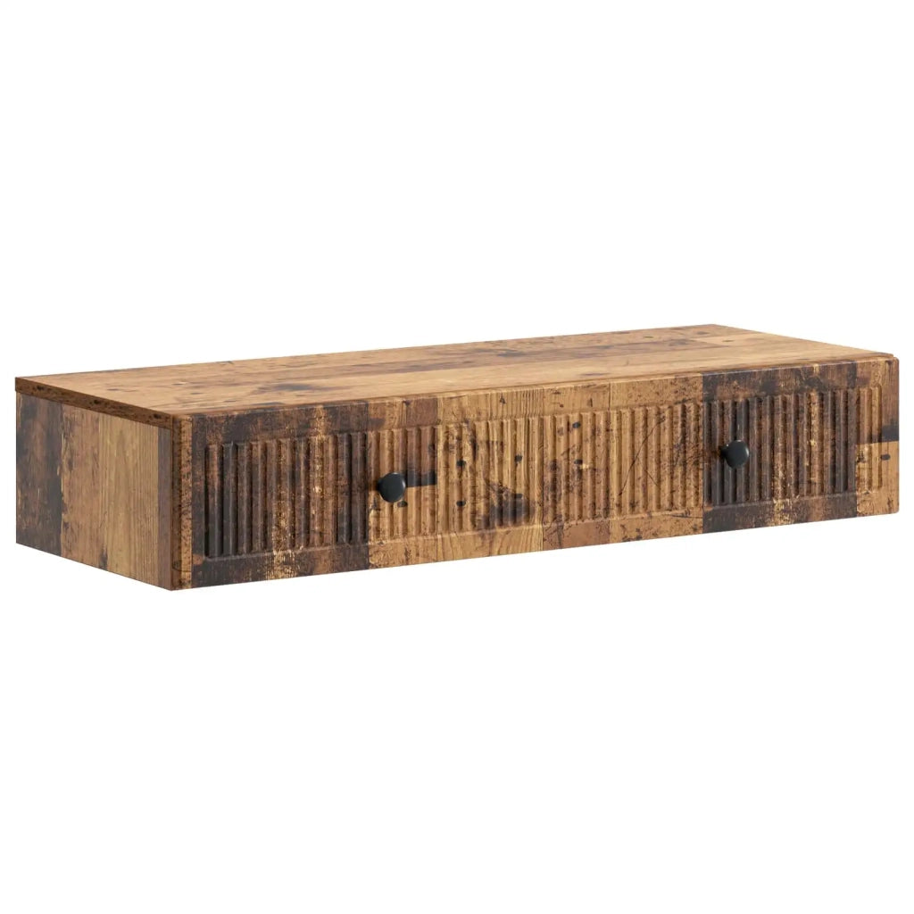 Tavolino da Parete Laterale Legno antico 87,5 x 34,5 x 17 cm 897993