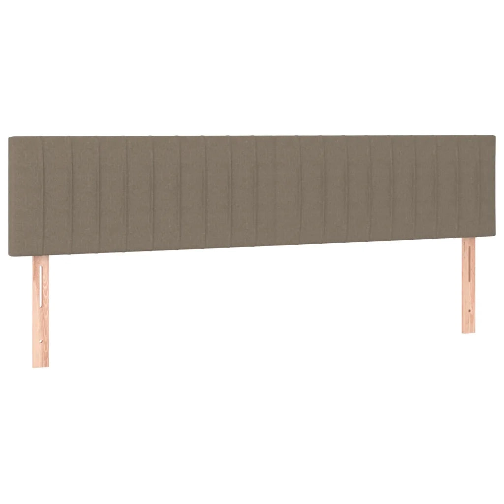 Letto a Molle Materasso e LED tortora 200x200cm in Tessuto cod mxl 63280