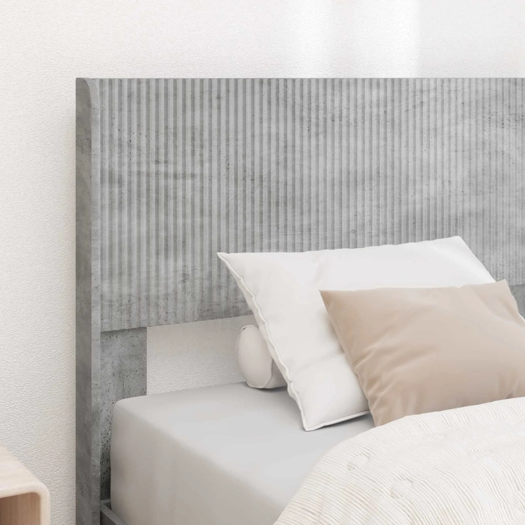 Struttura del letto con stoccaggio e testata-Giroletto con contenitore Grigio Cemento 948750