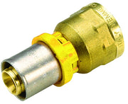 RACCORDO DIRITTO FEMMINA PER TUBO MULTISTRATO A PRESSARE PER GAS MODELLO AL-COBRAPEX 1 ø32   TIEMME RACCORDERIE SPA