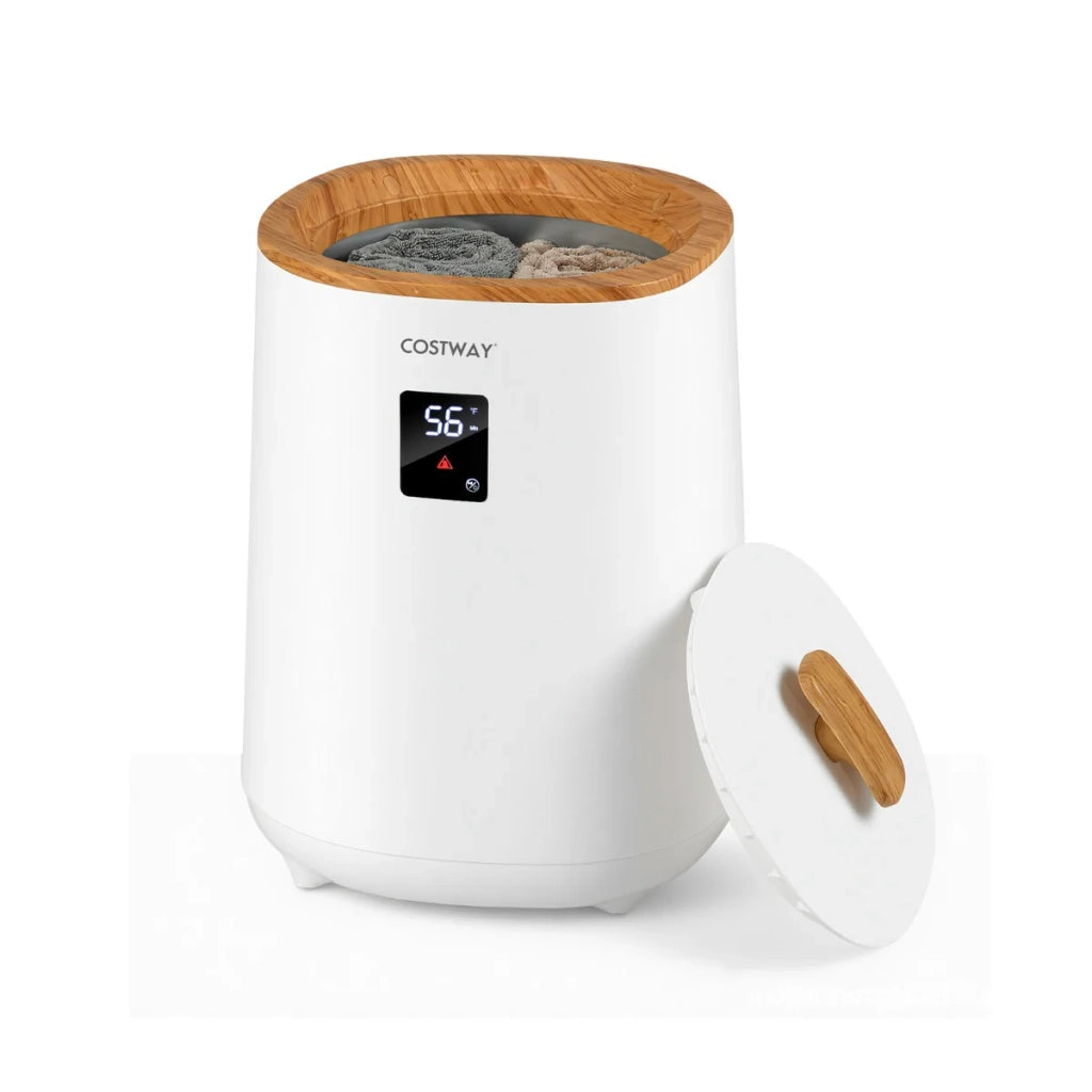 Scaldasalviette portatile 33 x 33,5 x 49 cm riscaldamento rapido grande capacità 18 L atmosfera accogliente bianco PP 20_0018705
