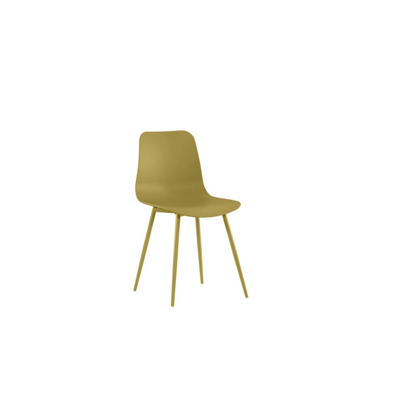 Sedia in polipropilene Gambe metallo verniciato Cover 50cm X 58cm H 85cm Stones