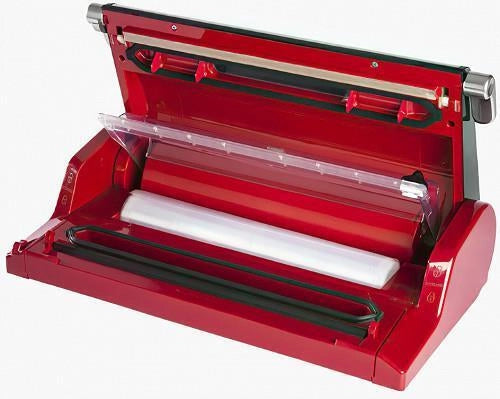Berkel BK-09-8799-600 macchina per sottovuoto 8200 mbar Rosso, Acciaio inossidabile