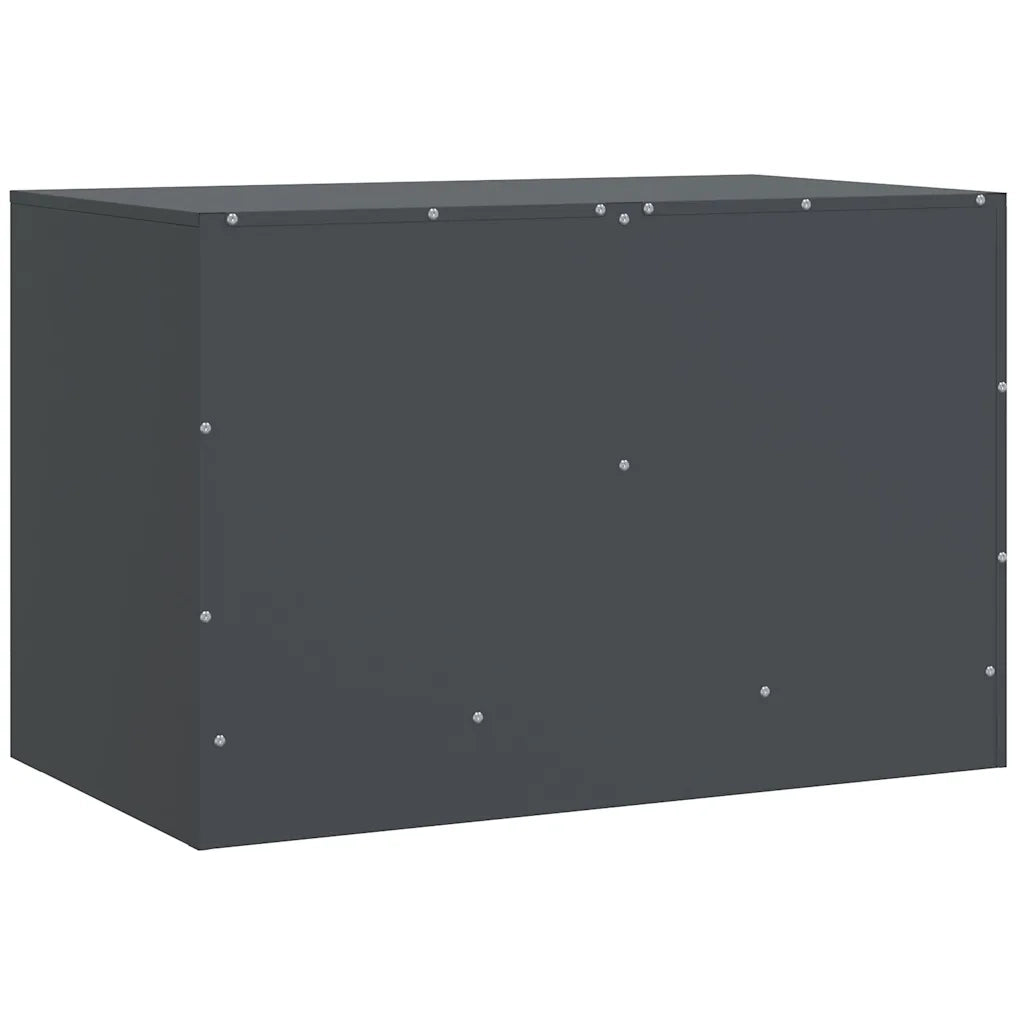 Mobile TV Antracite 67x39x44 cm in Acciaio 841635