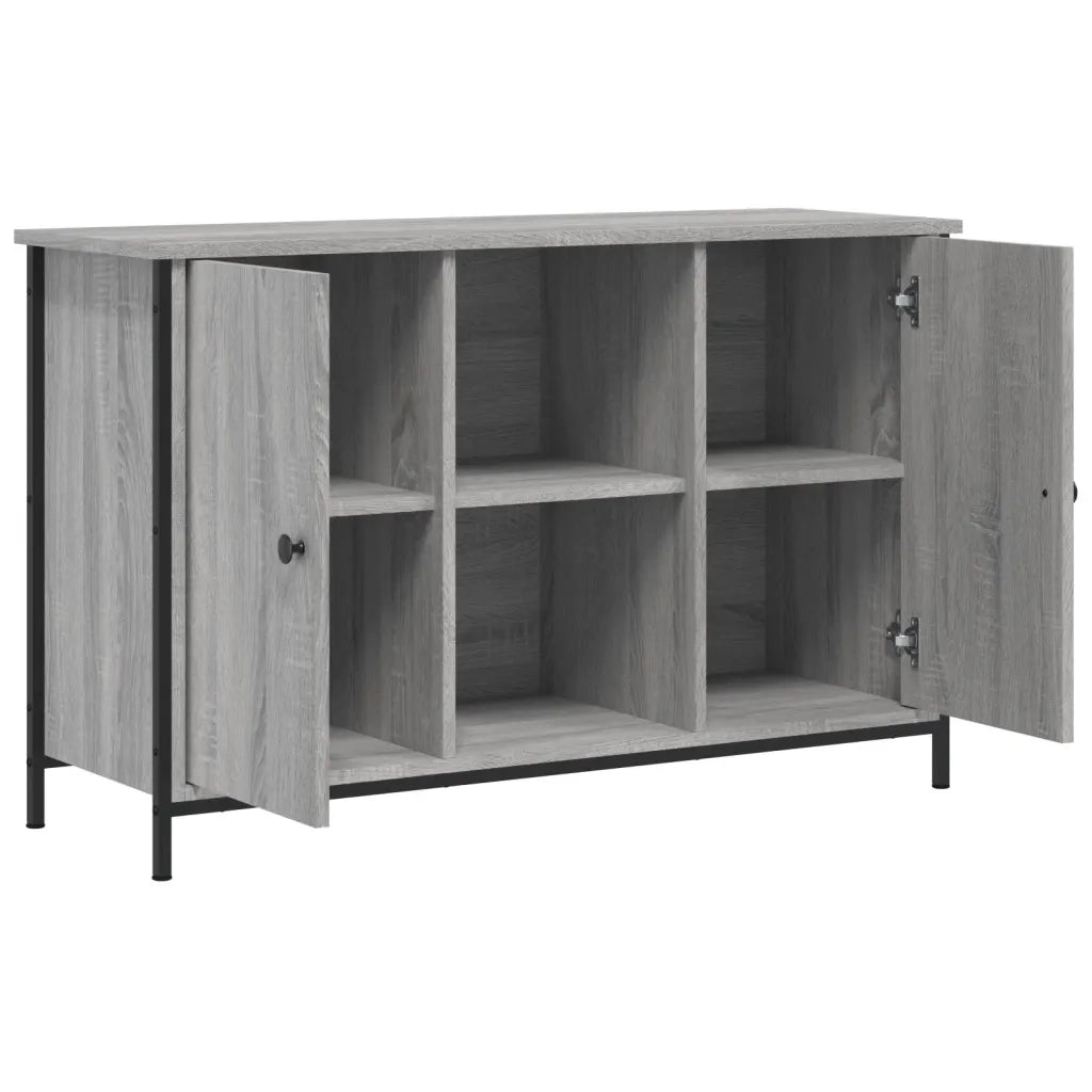 Mobile TV Grigio Sonoma 100x35x65 cm in Legno Multistrato 832781