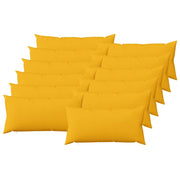 Cuscino con cuscino HEERLEN 12 pz Giallo Chiaro Tessuto 925611