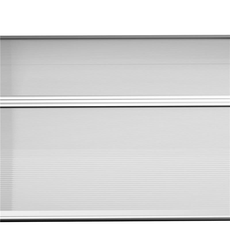 TETTOIA PER ESTERNI CURVA CON VITI E BULLONI INCLUSI, IN POLICARBONATO, PP E ALLUMINIO, 122X89X24 CM