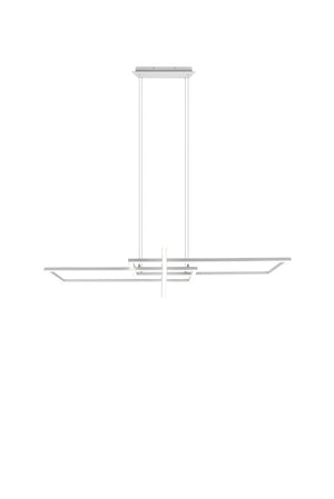 Lampada a Sospensione da Interno a Led in Metallo Bianco Opaco