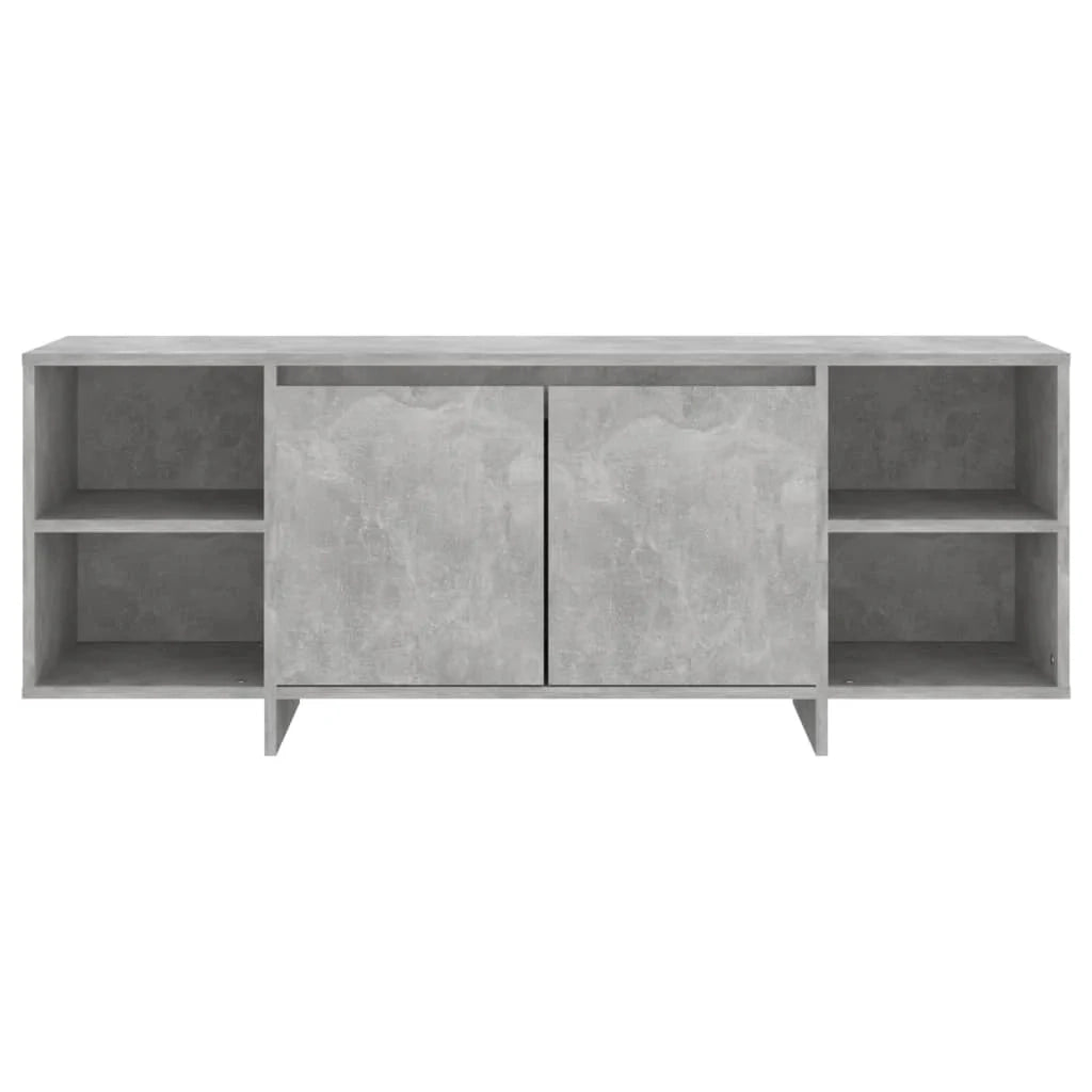 Mobile TV multimediale mensola TV credenza TV sala da pranzo soggiorno camera da letto 130 x 35 x 50 cm legno ingegnerizzato grigio 02_0025893