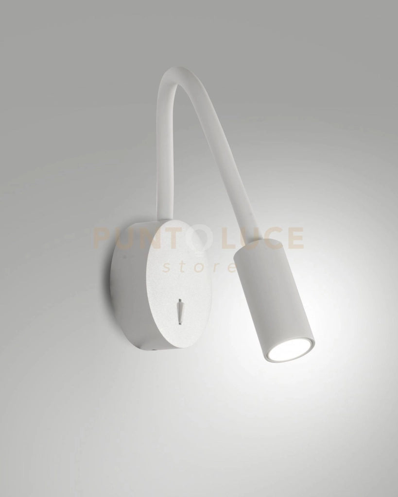 FLUX APPLIQUE BIANCO ORIENTABILE E FLESSIBILE A LED 3000K 374LM 3,1W