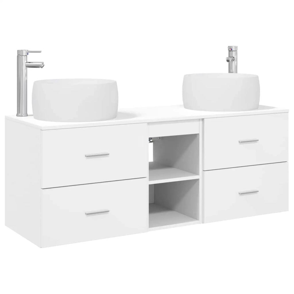 Set di mobili per il bagno 3 pz Bianco 49,5 x 44,5 x 66 cm 3405923