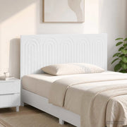 Testiera da Muro ALKMAAR Bianco Lucido Legno ingegnerizzato 896319
