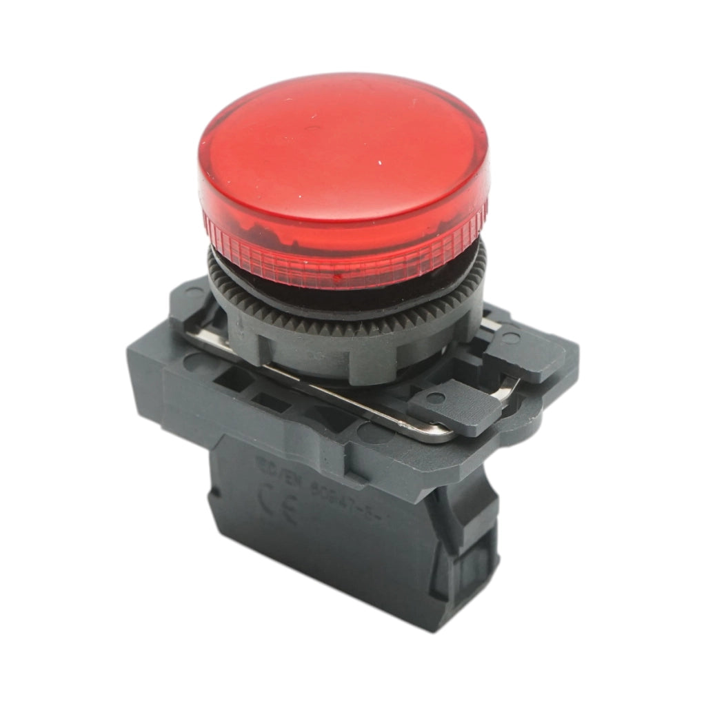 Indicatore di segnale LED rosso 1NO+1NC, 24V, 18mA, TB5 Breckner Germany