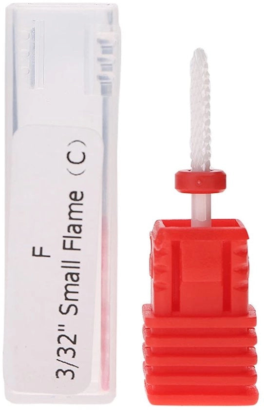 Strumento per manicure ceramico F - Manicureboor - Terapia del piede - Testa di sfregamento - Rim di unghia - Unghie spesse lucidare - Strumento per unghie vetrificato