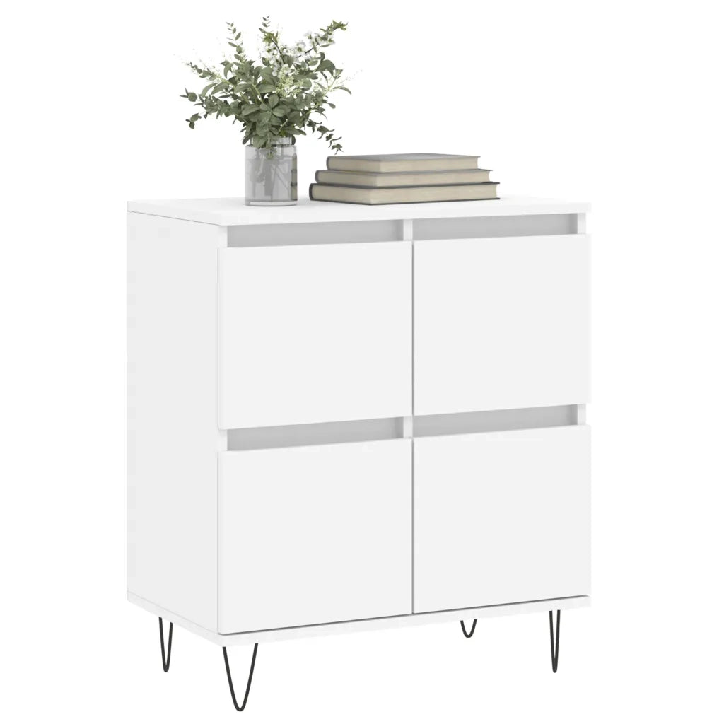 Credenza | Madia | Buffet da pranzo | Armadio da pranzo Bianca 60x35x70 cm in Legno Multistrato