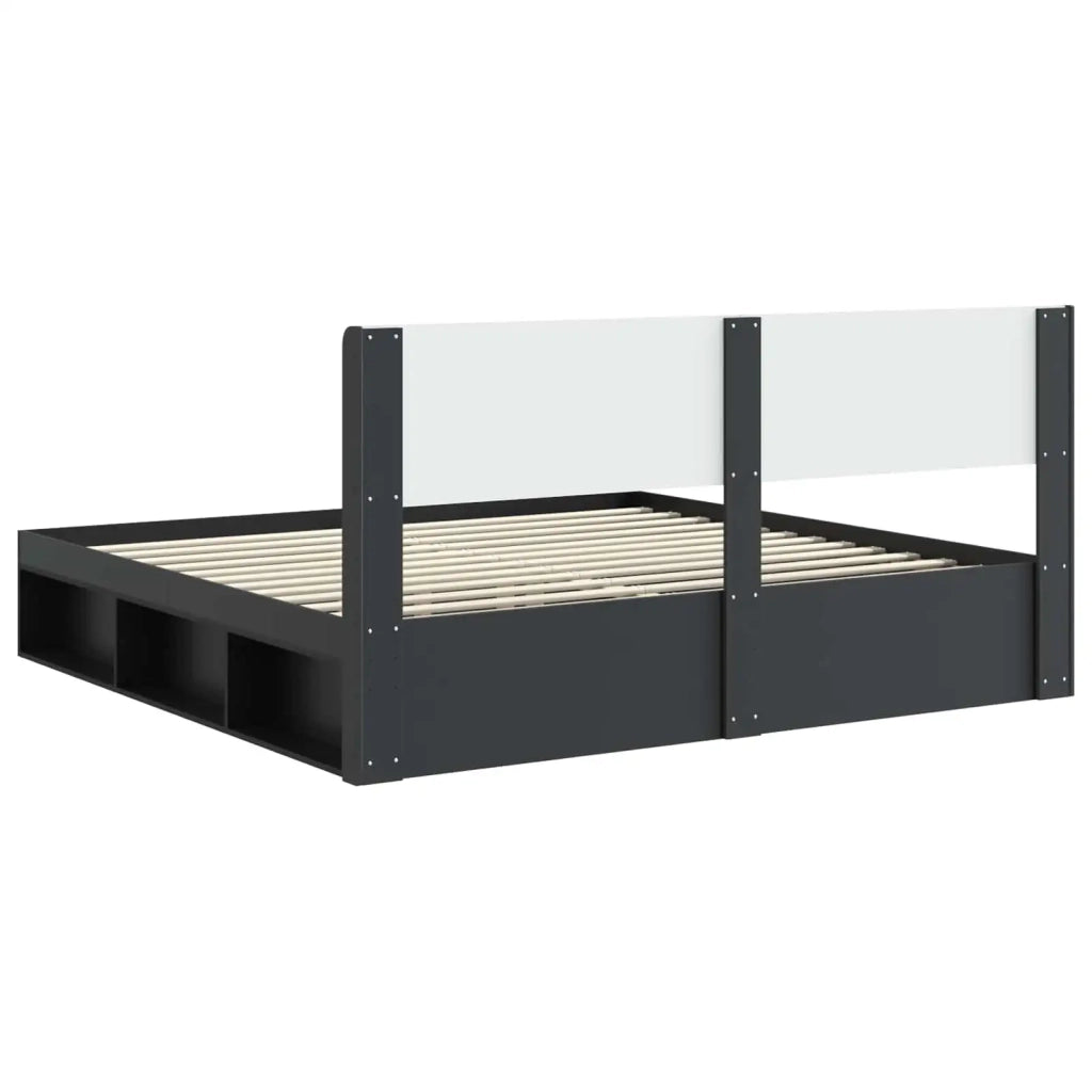 Struttura del letto con stoccaggio e testata 3 pcs