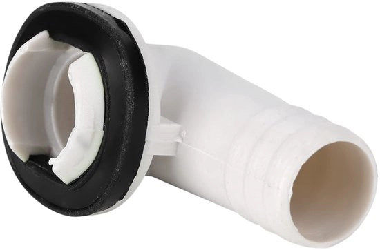 Connettore di scarico universale - Tubo di scarico - Climatizzazione - Pezzo di ricambio - Materiale ABS di alta qualità - Resistente alla corrosione - Connettore di scarico
