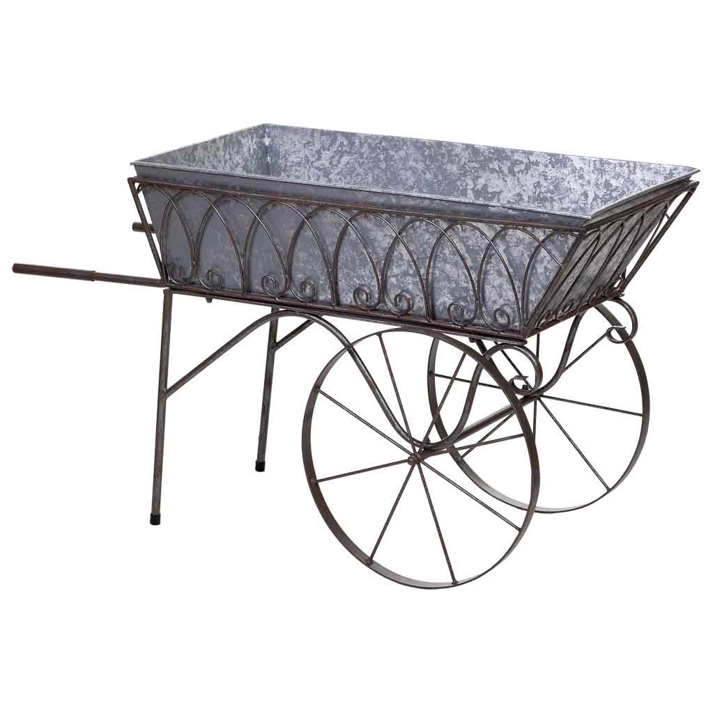 Carrello espositivo in metallo nero 93,35x39,37x53,98h cm