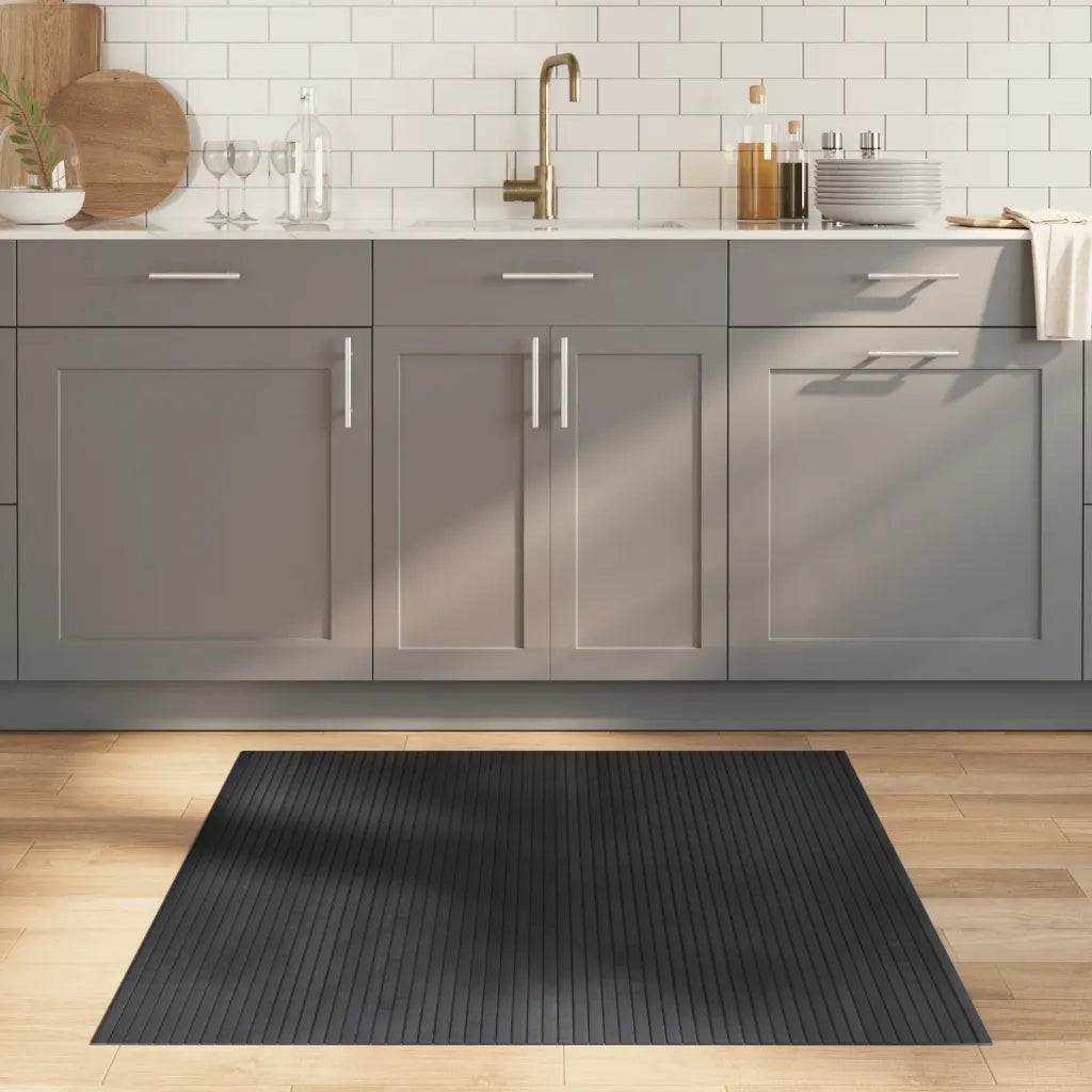 Tappeto Rettangolare Grigio 100x100 cm in BambÃ¹