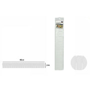 Trade Shop - Set 2 Pezzi Separatori Divisori Per Cassetti Armadio In Plastica 48 X 7 Cm 71389 -