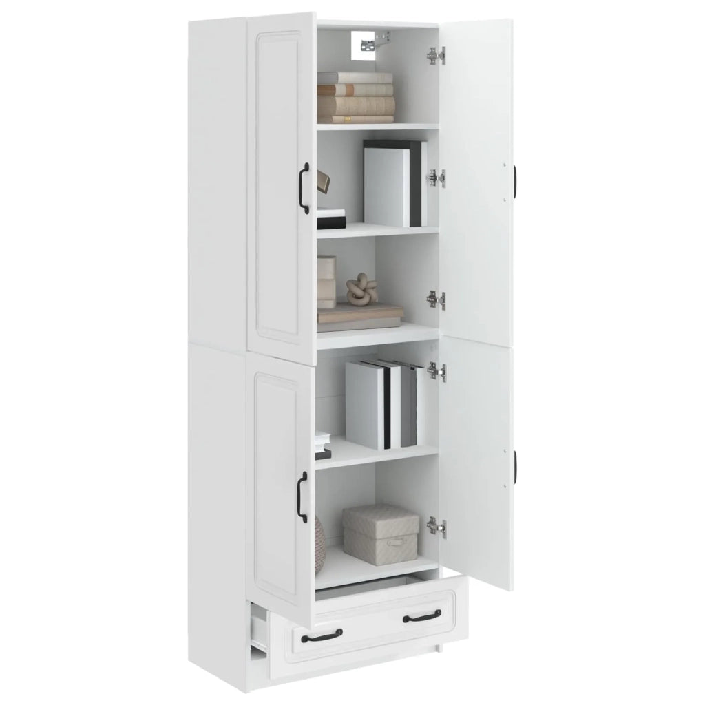 Set di armadi 2 pcs Bianco Lucido Legno ingegnerizzato 3416938