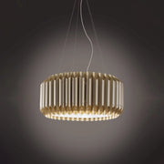 Lampadario Moderno Louise Polilux ® New Gold E Metallo Cromo 3 Luci E27