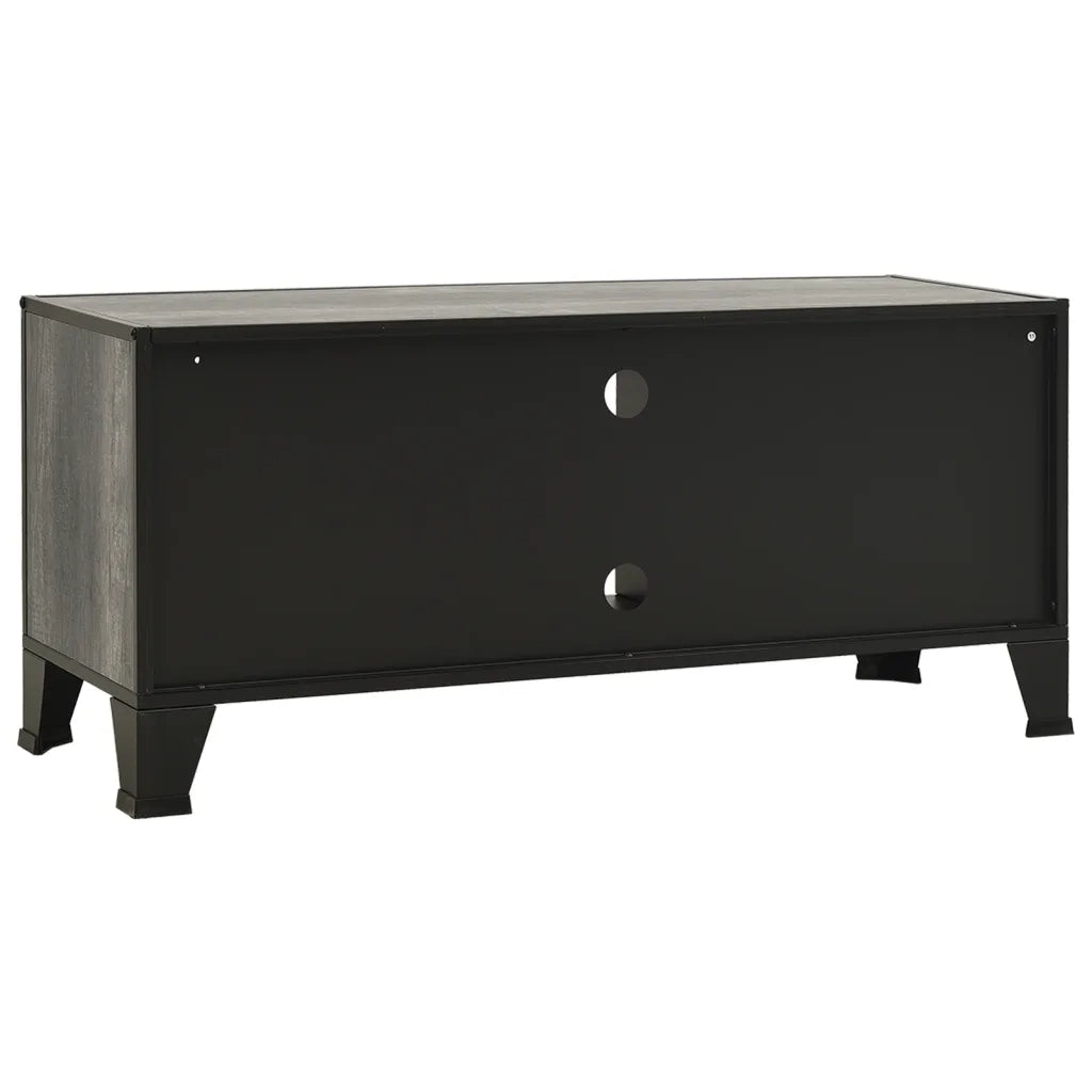 Mobile Porta TV Grigio 105x36x47 cm in Metallo e MDF 335910