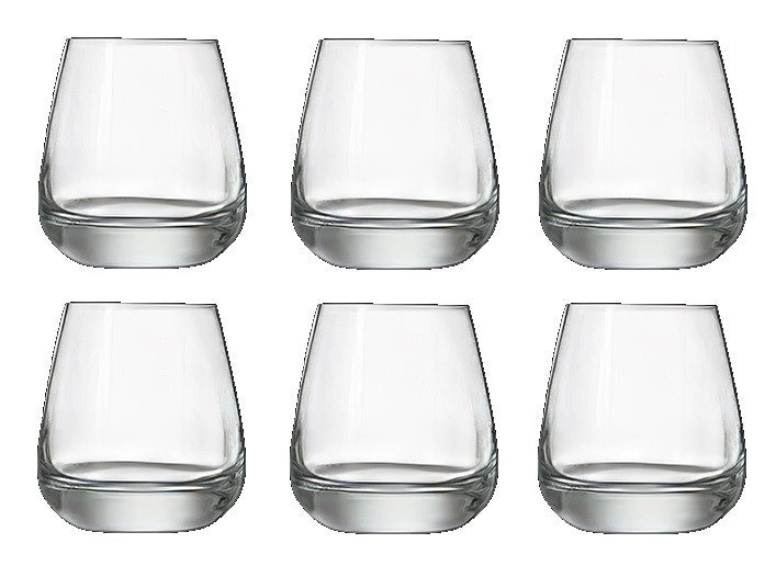 Set 6 Bicchieri da Tavola Club Dof in Vetro 40 cl Luigi Bormioli