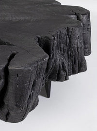 Tavolino 90x90x32h cm Keval Nero