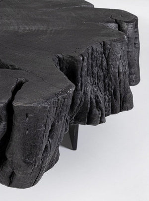 Tavolino 90x90x32h cm Keval Nero