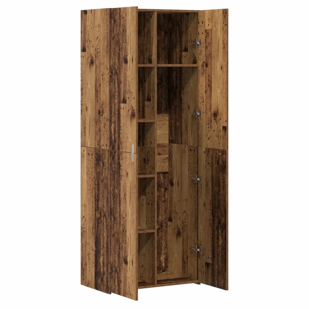 Credenza 2 pcs Legno vecchio 70 x 42,5 x 185 cm 3365591