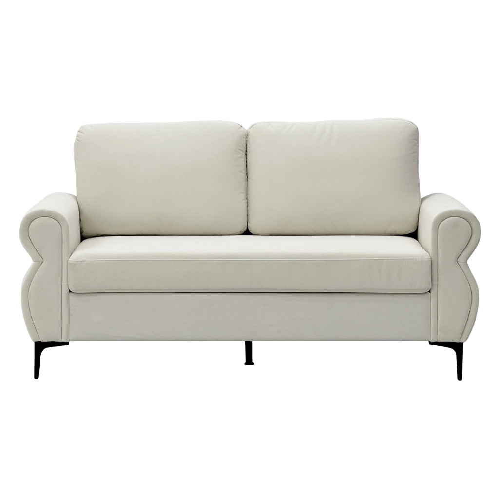 Divano 3 Posti con Molle ¨C MINIMAL ¨C Tessuto, Seduta Ergonomica