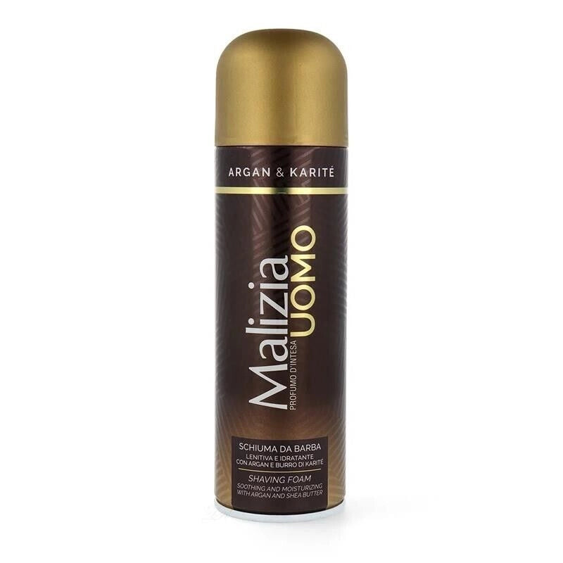 MALIZIA SCHIUMA DA BARBA 300 ML OLIO DI ARGAN & BURRO DI KARITE'
