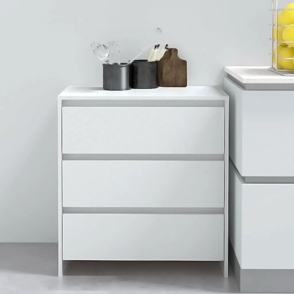 Credenza Bianca 70x41x75 cm in Truciolato 809746