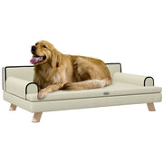 Divano per cani e gatti ¨C zephmum ¨C beige 100x62x32 cm