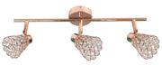 Plafoniera Candellux Glossy 93-00453 oro 3xG9 cristalli
