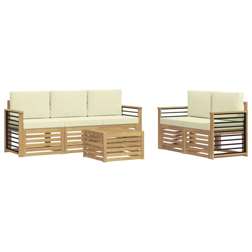 Set divani Legno di Acacia Massello 3391405
