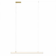 Lampada a sospensione moderna oro tubo vetro LED 18W