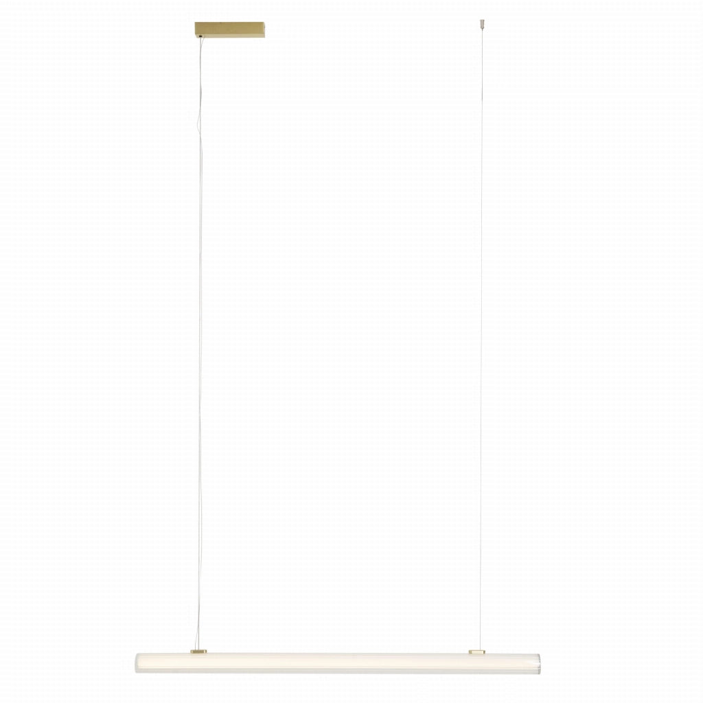 Lampada a sospensione moderna oro tubo vetro LED 18W