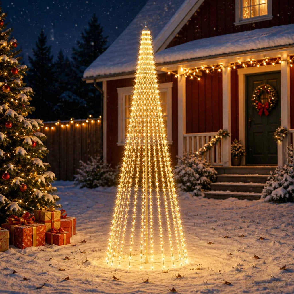 Luci per albero di Natale con picchetti 1148 LED Bianco caldo e 42053546