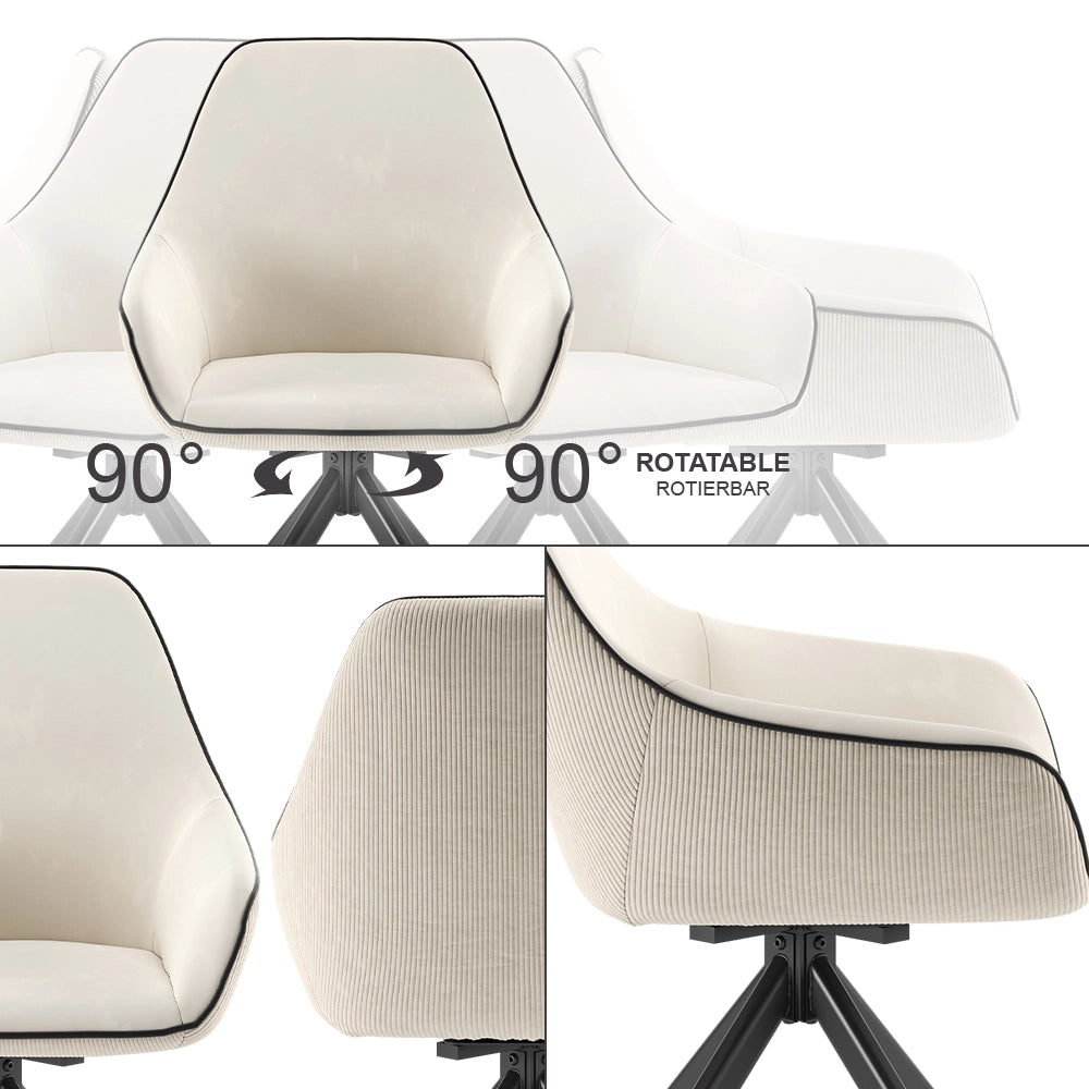 Vicco Lounge chair Beige Set di 2