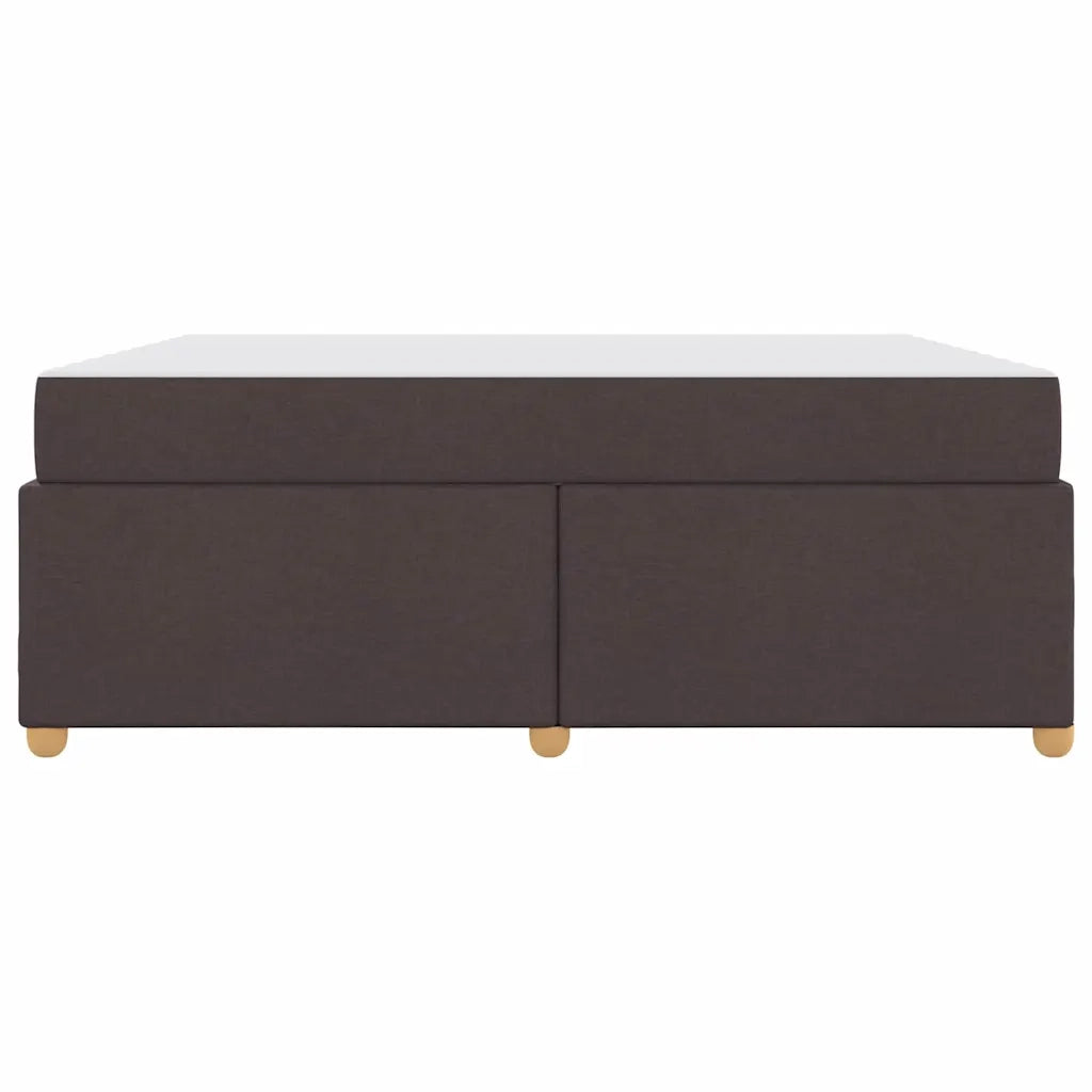 Struttura del letto Marrone Scuro 180 x 200 cm Tessuto