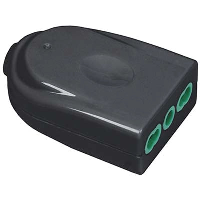 PRESA MOBILE GARANTI - NERO 2P+T 16A BIPASSO- 10 pezzi