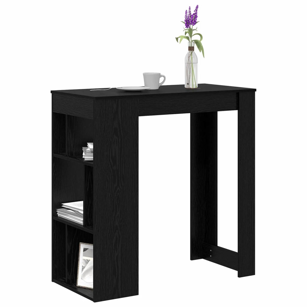 Tavolo da bar Rovere Nero 102 x 50 x 103,5 cm Legno multistrato 8003918