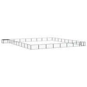 Box Cani 36 Pannelli Nero 100x50 cm Acciaio Verniciato Polvere cod mxl 52678