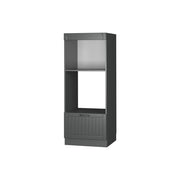 Vicco Set mobili bagno Grigio scuro 60 cm aperto