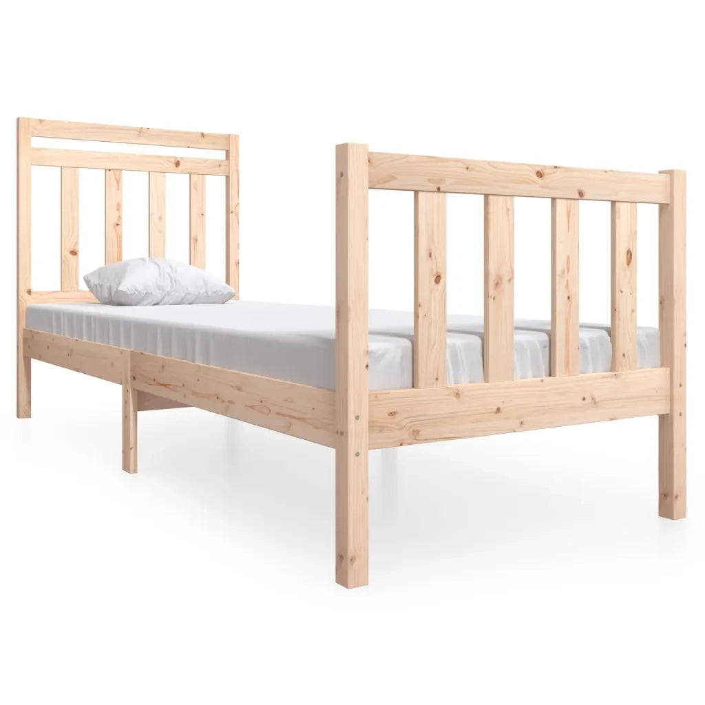 Giroletto-Struttura Letto 75x190 cm Small Single in Legno Massello 148948