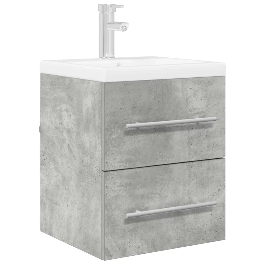 Armadio sottolavello Grigio cemento 38,5 x 41 x 48 cm